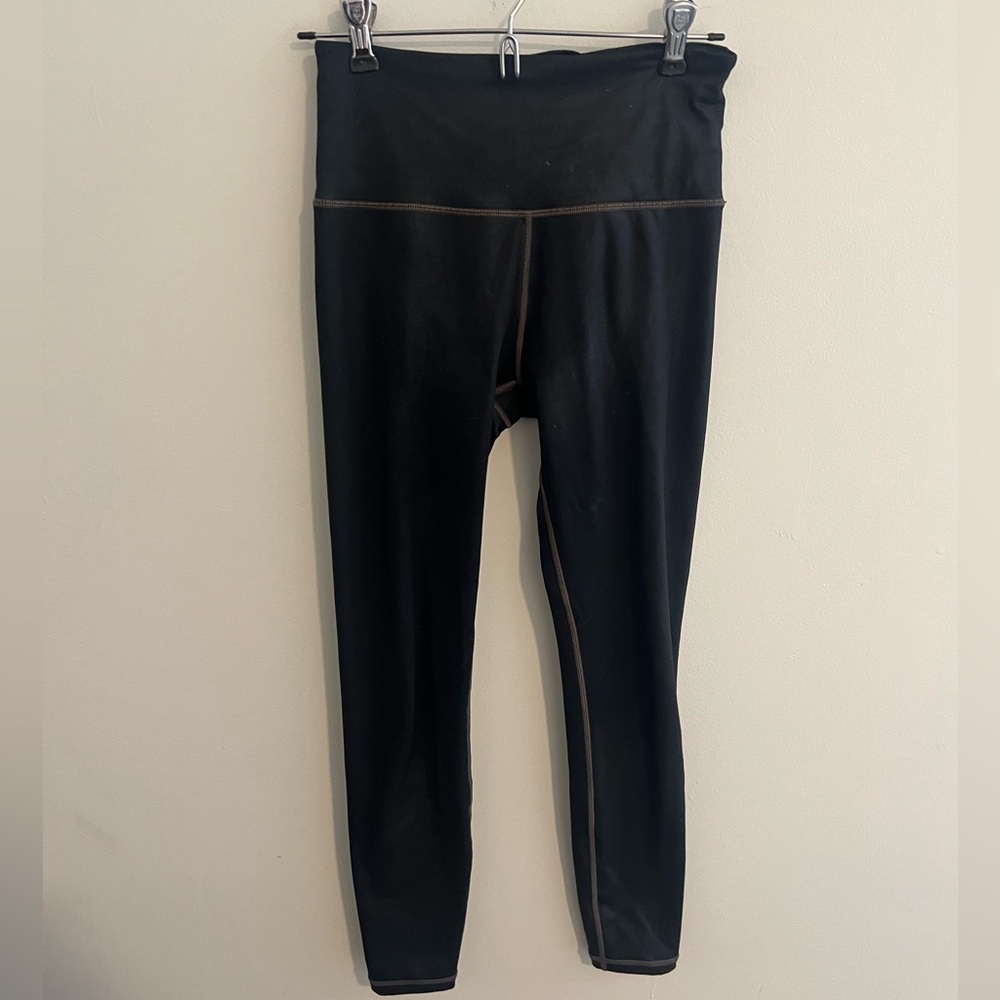 Athleta high rise shimmer elation legging XS, full length, shimmer black color